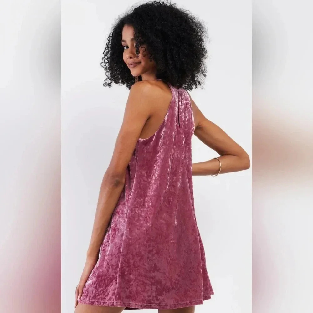 LAST ONE!! Super Soft Velvety Mini Dress #340-341 - Picture 3 of 12